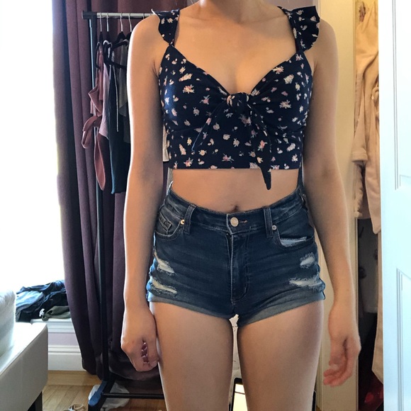 SHEIN | Tops | Shein Cute Crop Top | Poshmark